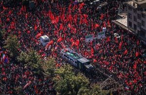 تشییع باشکوه پیکر رهبر شهید انقلاب در قم؛ تجدید بیعت میلیونی مردم با آرمانهای انقلاب