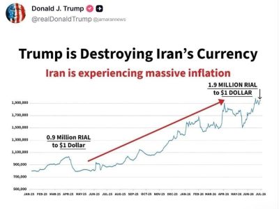 ترامپ: در حال نابود کردن ارزش پول ایران هستم