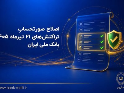 اطلاعیه بانک ملی ایران درباره اصلاح صورتحساب‌ها؛ مانده حساب مشتریان تغییر نمی‌کند