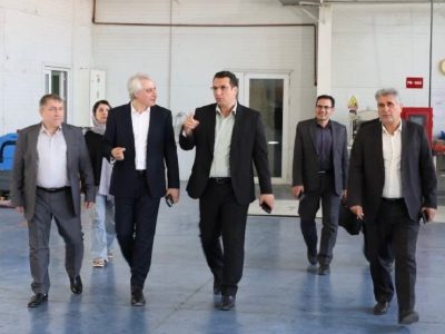 بازدید اعضای هیأت‌ عامل بانک ملی ایران از واحدهای صنعتی استان قزوین؛ تاکید بر حمایت از بخش تولید
