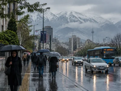 هشدار هواشناسی؛ سامانه بارشی ایران را فرا می‌گیرد / کدام استان‌ها در وضعیت زرد هستند؟