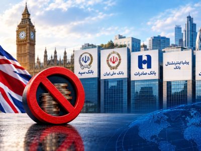 تشدید تحریم‌های بانکی ایران توسط انگلیس؛ رویکرد «فرض بر رد» برای ۵ بانک ایرانی